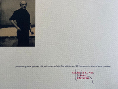 Mark Rothko Lithograph Coa Signed Op And Numbered