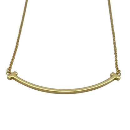 Tiffany & Co. T Smile Necklace Small K18Yg