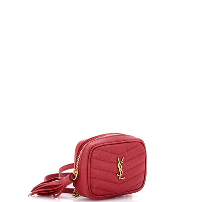 Saint Laurent Lou Camera Bag Matelasse Chevron Leather Baby