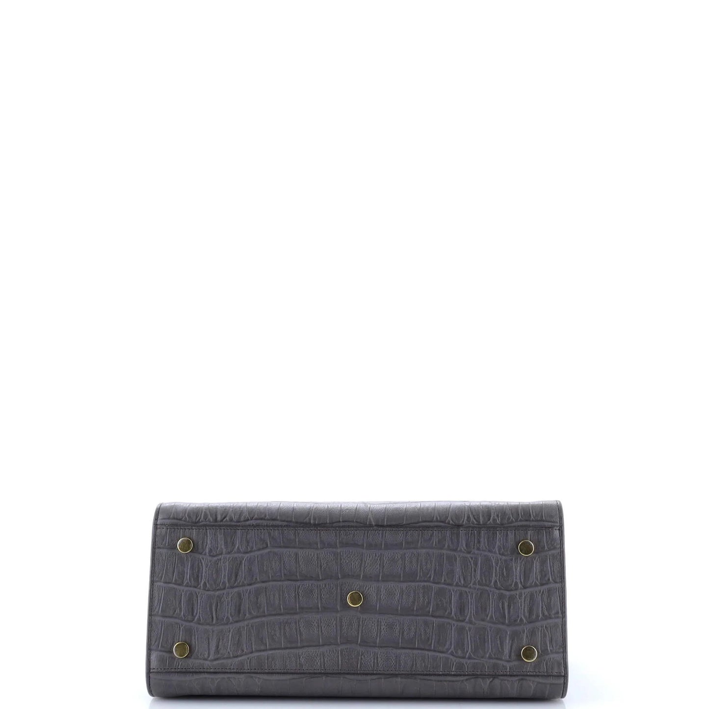 Saint Laurent Sac De Jour Nm Bag Crocodile Embossed Leather Small