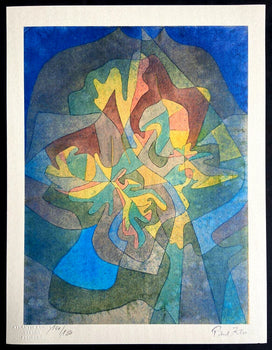 Paul Klee Lithograph Signed Numbered Stamp