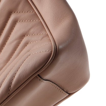 Gucci Gg Marmont Chain Tote Matelasse Leather Medium