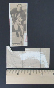 Johnny Drake Purdue/Cleveland Rams 3X All Pro D. 1973 Signed Cut 150170