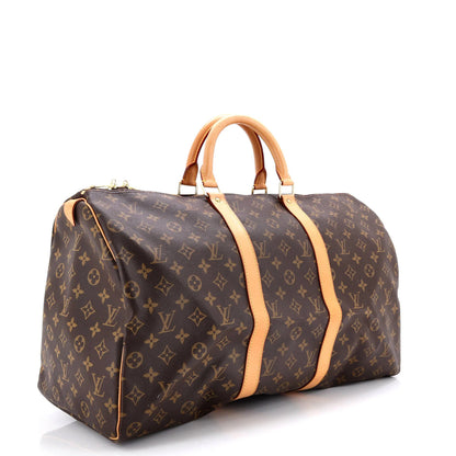 Louis Vuitton Keepall Bag Monogram Canvas 50