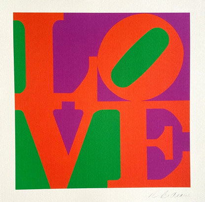 Robert Indiana Lithograph Guggenheim Coa Numbered