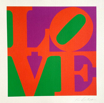 Robert Indiana Lithograph Guggenheim Coa Numbered