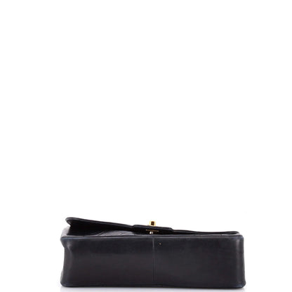 Chanel Vintage Cc Chain Flap Bag Quilted Lambskin Medium