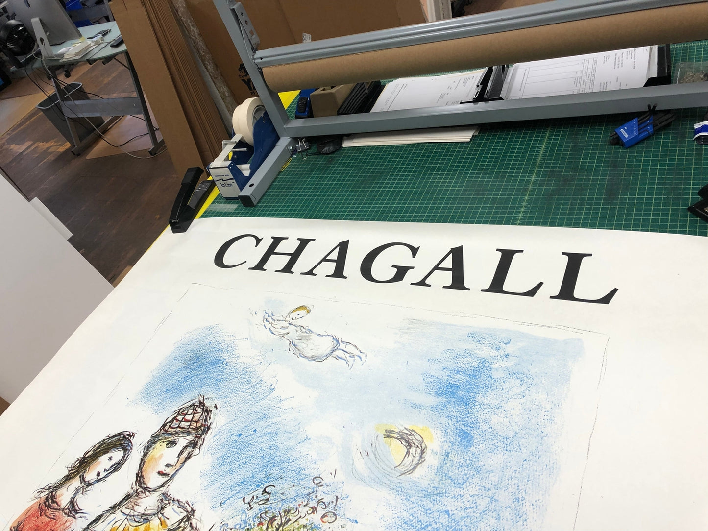 Marc Chagall Opera Bleu " Poster Modernism Multicolor