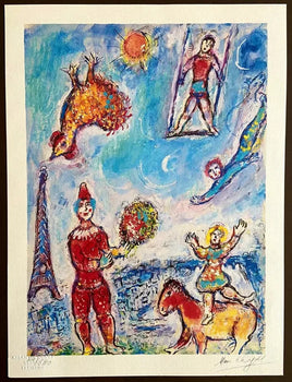 Marc Chagall Lithograph Coa Original Numbered Signed Stamped Certified