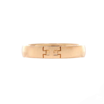 Hermes Ever Herakles Wedding Band Ring 18K Rose Gold