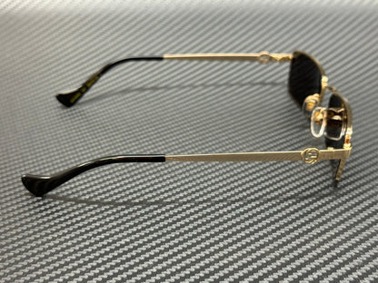 Gucci Gg1600S 001 Gold Grey Unisex Large 56 Mm Sunglasses
