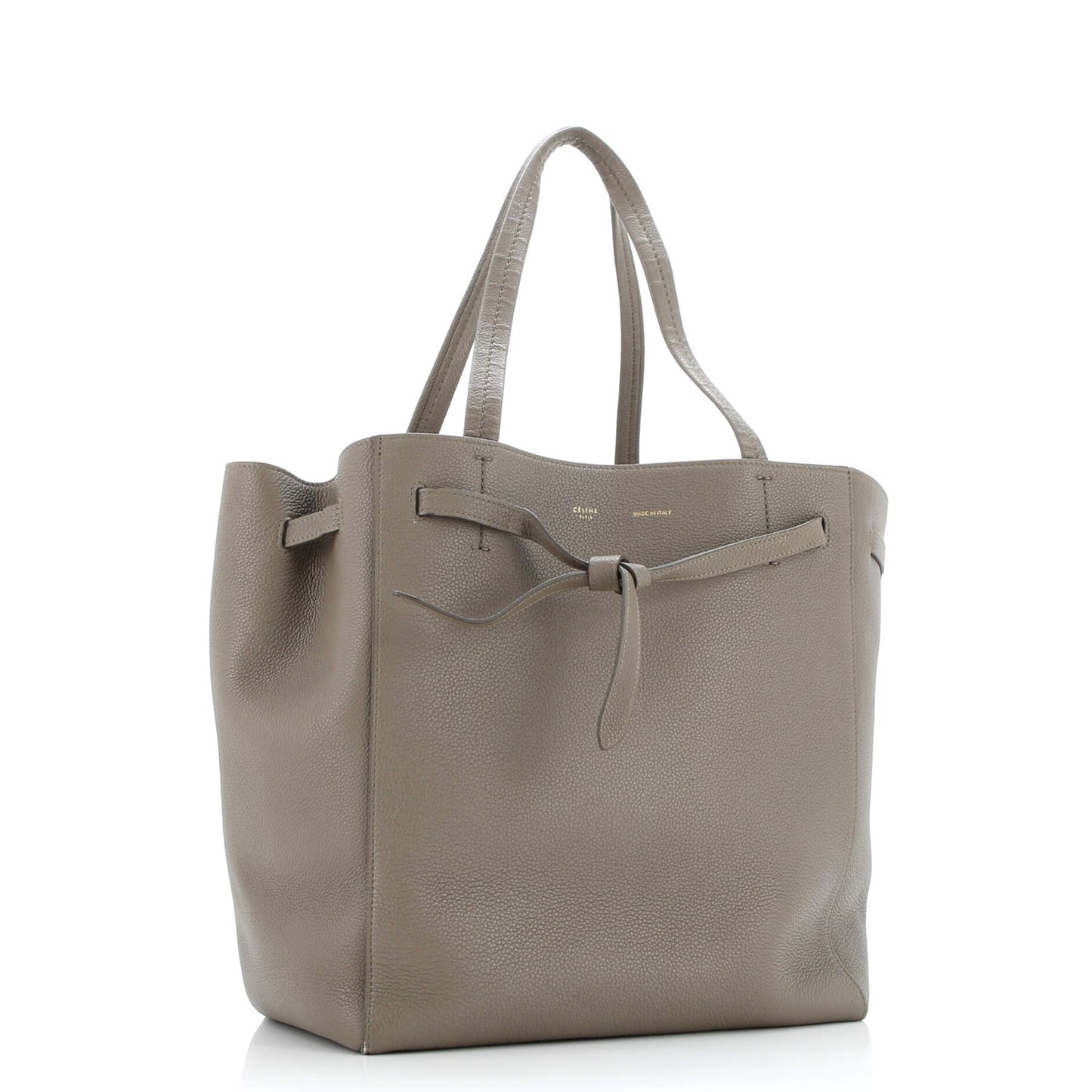 Celine Phantom Tie Cabas Tote Leather Small
