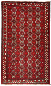 Handmade Antique Tribal Rug Allover Design