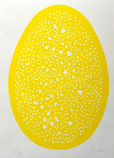 Lucio Fontana Lithograph Coa Signed In Pen