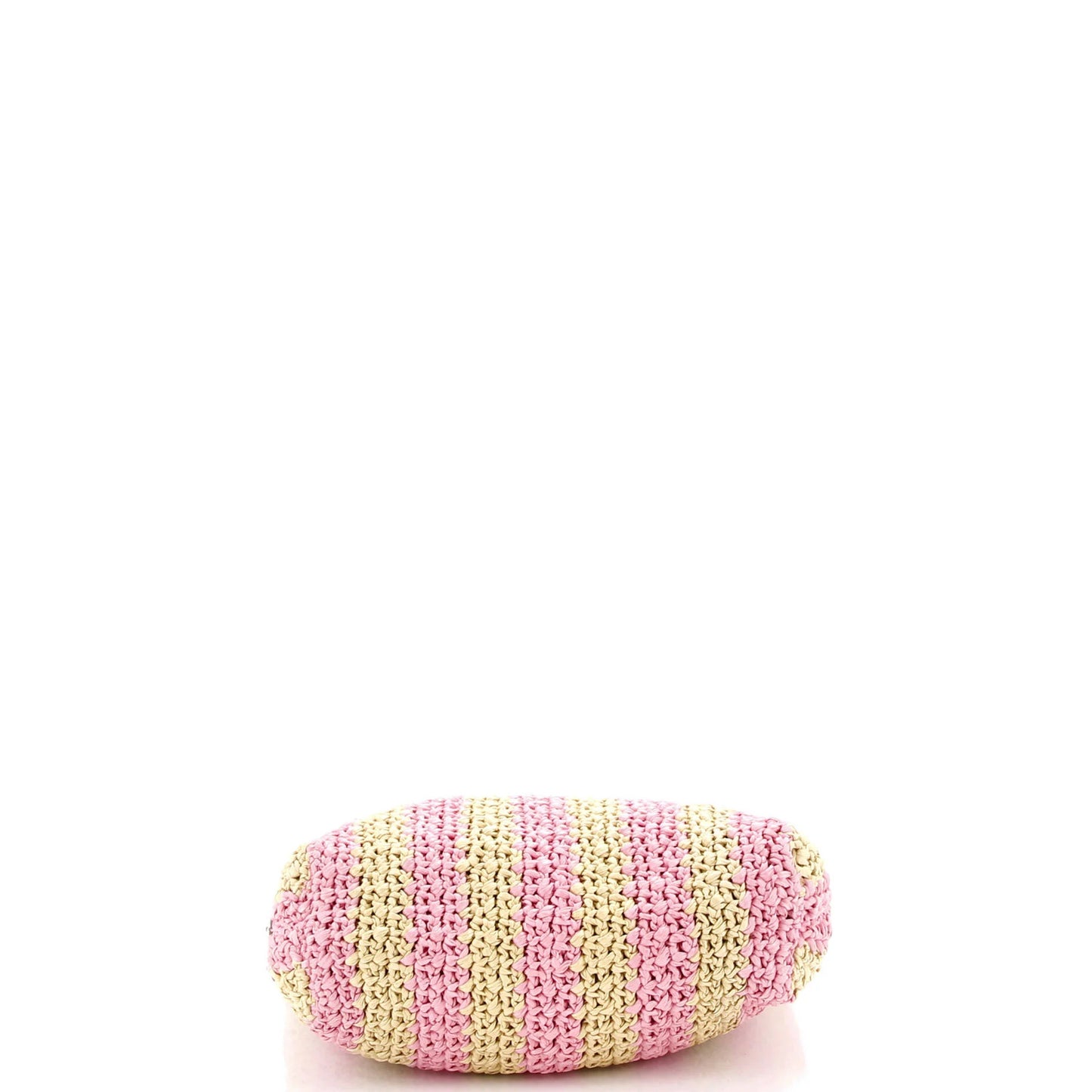 Prada Logo Tote Raffia Small