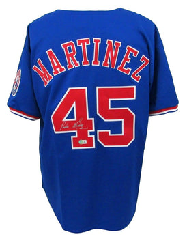 Pedro Martinez Hof Autographed Majestic Bp Jersey