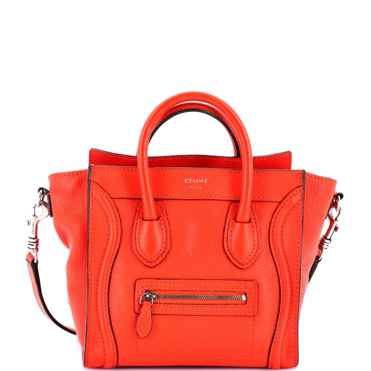 Celine Luggage Bag Grainy Leather Nano