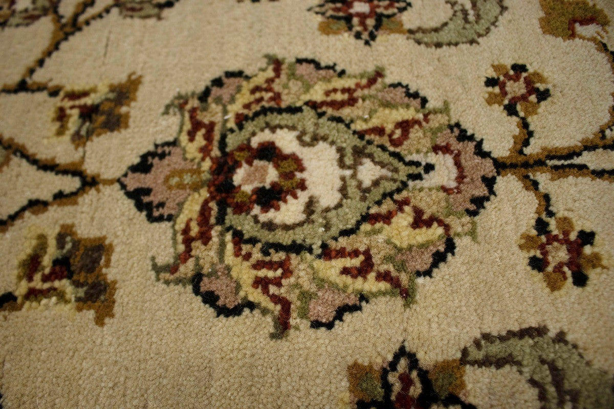 Hand knotted classic floral oriental area rug home decor carpet foyer