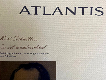 Kurt Schwitters Signed Numbered Coa