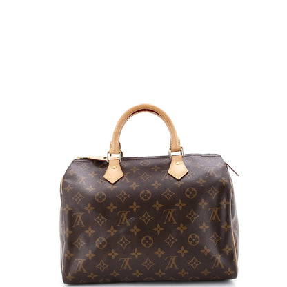 Louis Vuitton Speedy Handbag Monogram Canvas 35
