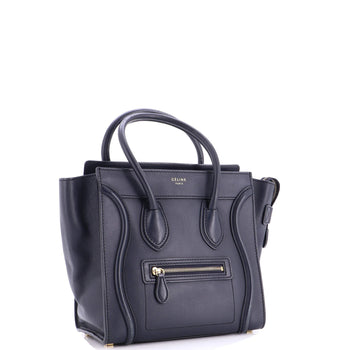 Celine Luggage Bag Grainy Leather Mini