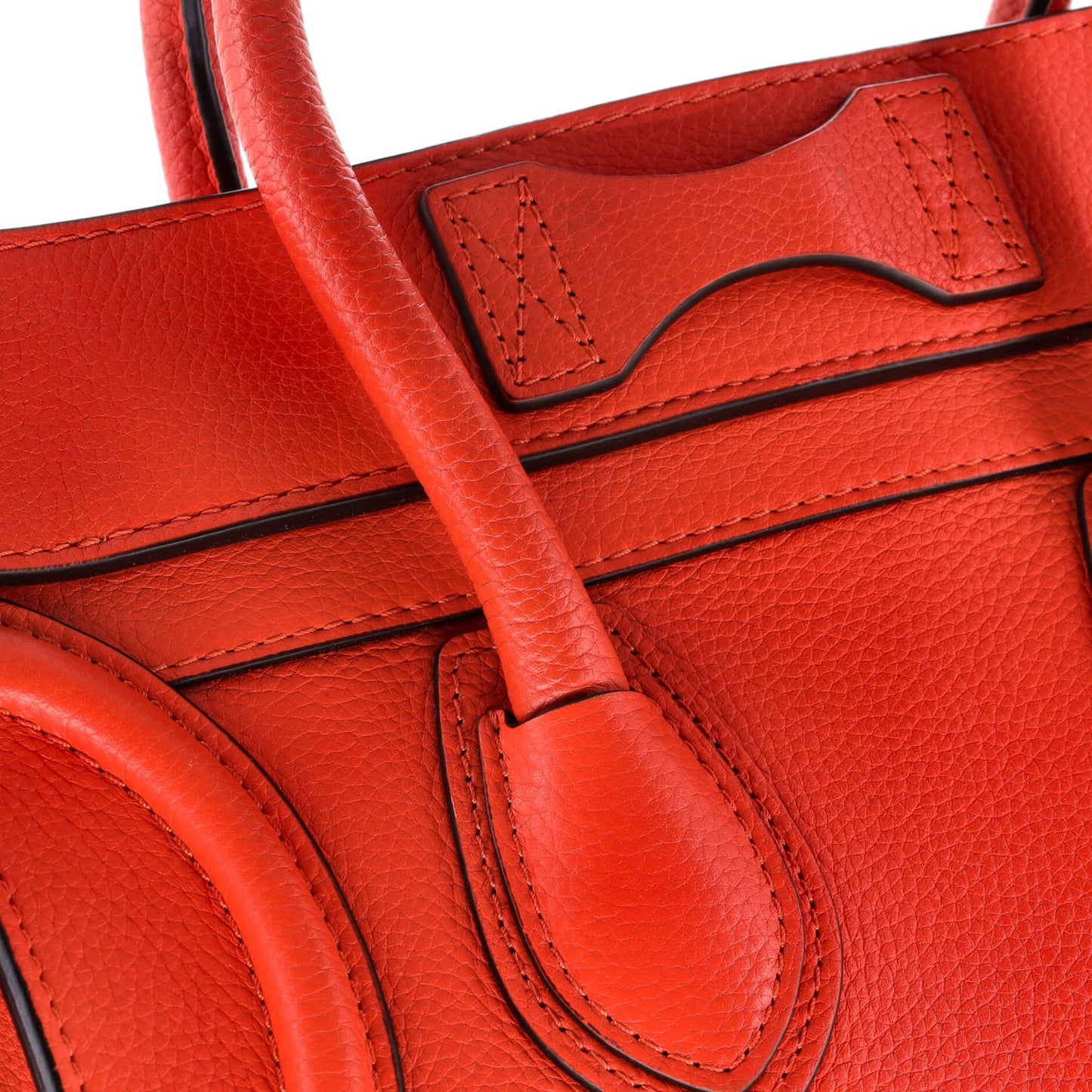 Celine Luggage Bag Smooth Leather Micro