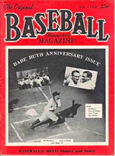 Baseball Magazine 1948 President Harry Truman And