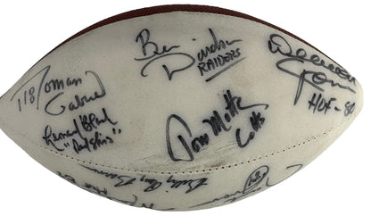 Nfl Greats Autographed Wilson Mini Football
