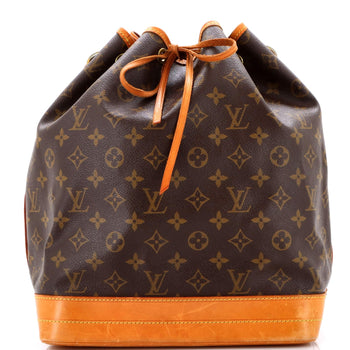 Louis Vuitton Noe Handbag Monogram Canvas Large