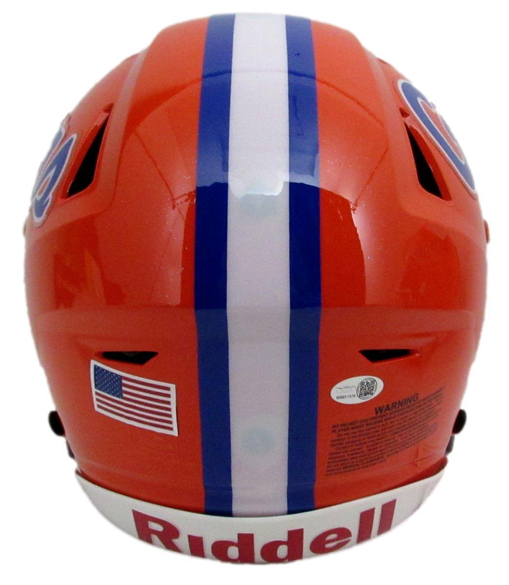 D. J. Lagway Signed Orange Speed Flex Full Size Auth Helmet Florida Jsa 197052