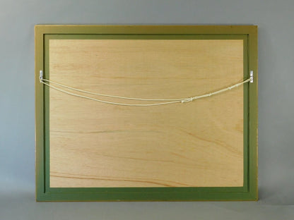 Bernard Cathelin Signed Original Lithograph Large Art Print Framed Avocado