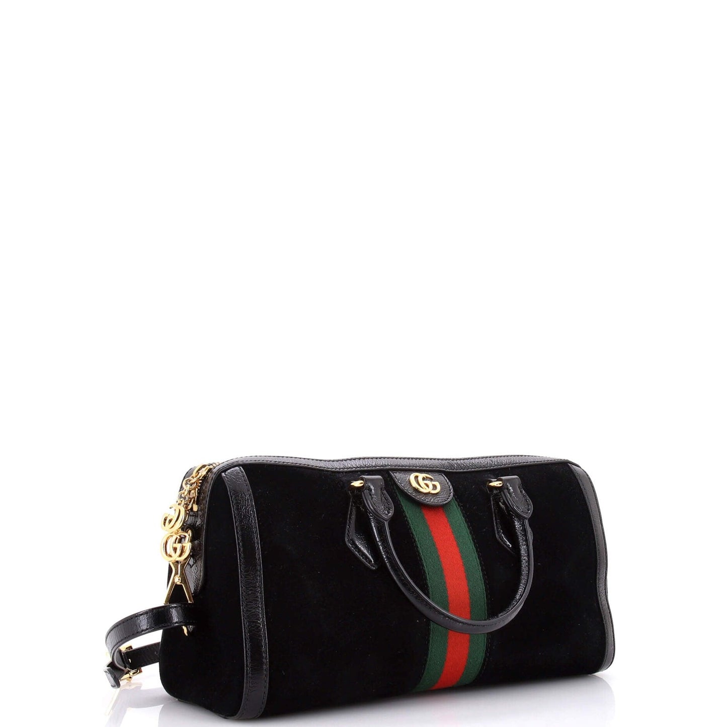 Gucci Ophidia Boston Bag Suede Medium