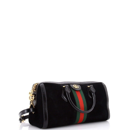 Gucci Ophidia Boston Bag Suede Medium