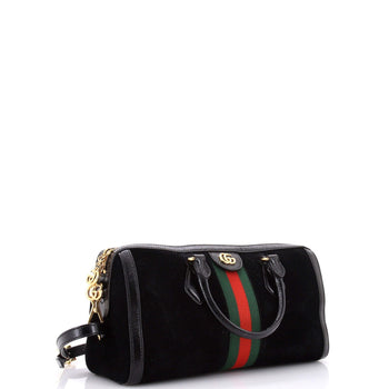 Gucci Ophidia Boston Bag Suede Medium