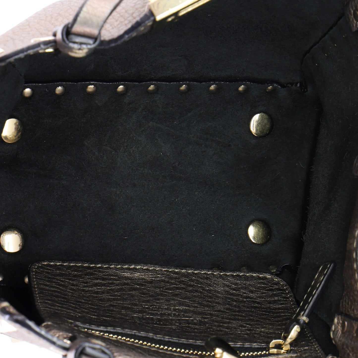 Valentino Garavani Rockstud Tote Pebbled Leather Medium