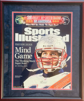 Tom Brady Autographed Patriots 16X20 Framed Photo