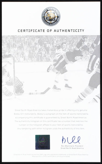 Bobby Orr Boston Bruins Autographed/Inscribed 11X14 Photo Gna Coa 187501