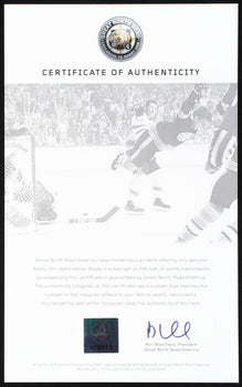 Bobby Orr Boston Bruins Autographed/Inscribed 11X14 Photo Gna Coa 187501