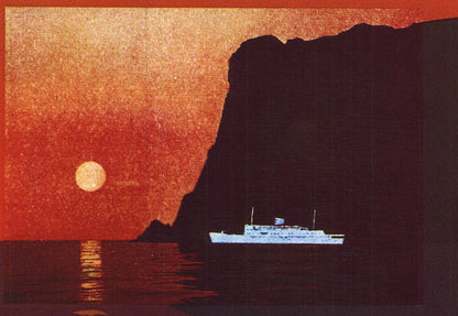 Jean-Michel Folon I'M Writing From " Offset Lithograph Surrealism