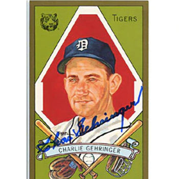 Chas Gehringer Autographed/Signed Perez Steele