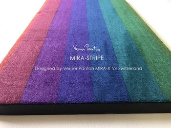 Verner Panton Mira-X Stripe Large Velvet Multi
