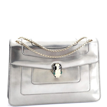 Bvlgari Serpenti Forever Shoulder Bag Patent Medium