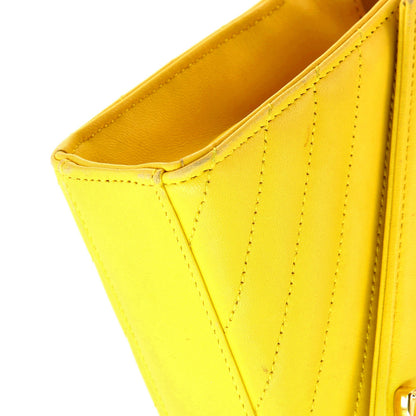 Saint Laurent Classic Monogram Envelope Satchel Matelasse Chevron Leather Small