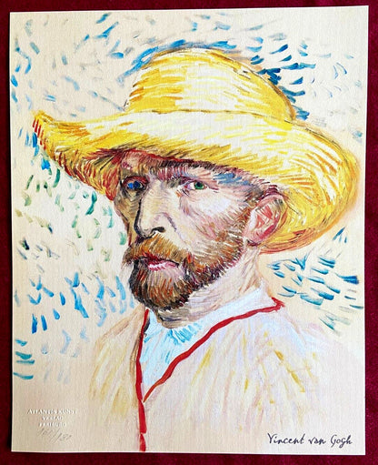 Vincent Van Gogh Lithograph From A Painting Coa Signed Numbered Egon/Schiele