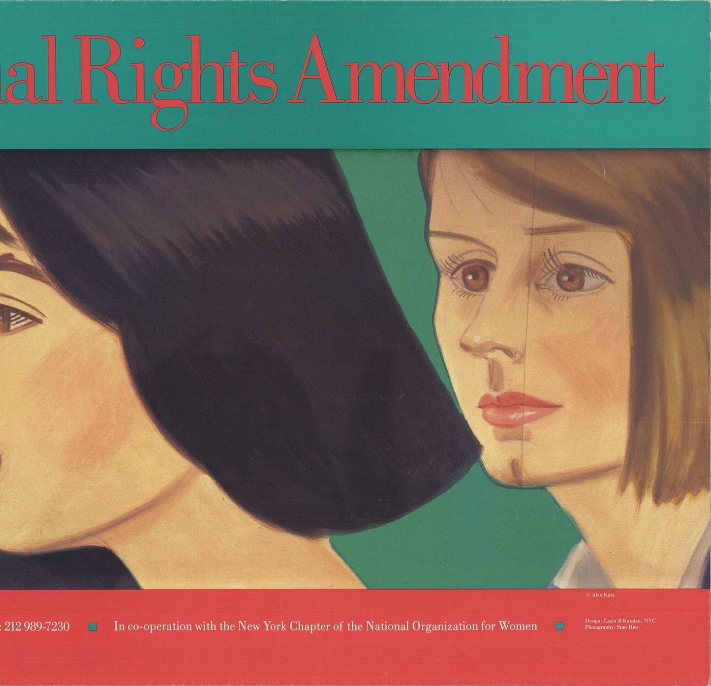 Alex Katz Art Exhibit And Sale For The Passage Of The Equal Rights Amendment 13"