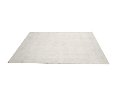 Antique Distressed Vintage Oriental Rug Muted