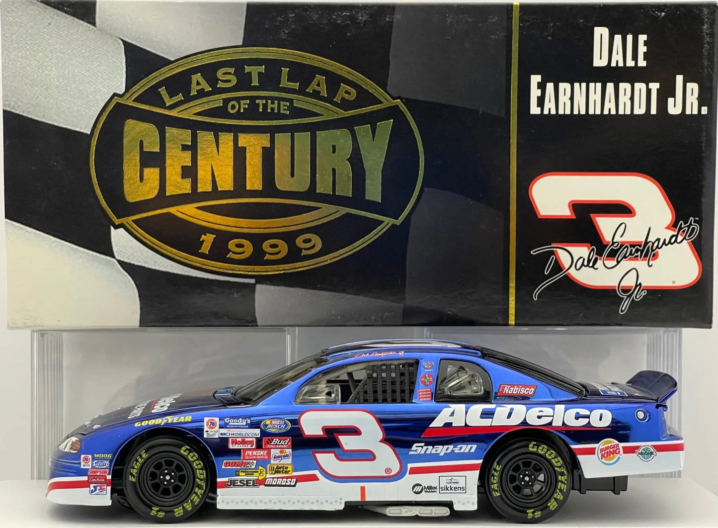 Dale Earnhardt Jr Unsigned #3 1999 Monte Carlo 1:24 Die-Cast Car