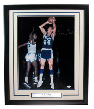 Jerry West Autographed Los Angeles Lakers 16X20