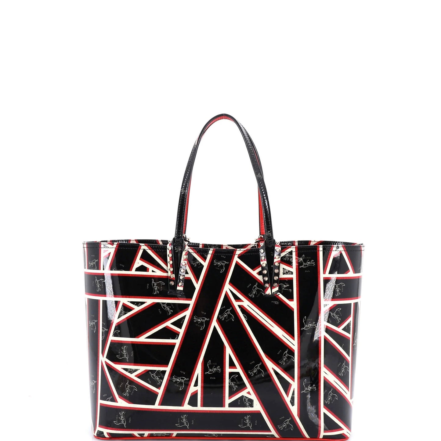 Christian Louboutin Cabata East West Tote Printed Patent Large