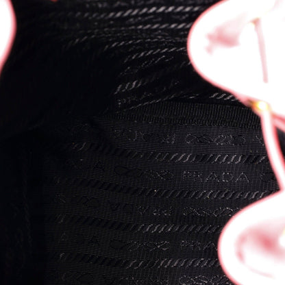 Prada Drawstring Pocket Bucket Bag Soft Calf Small